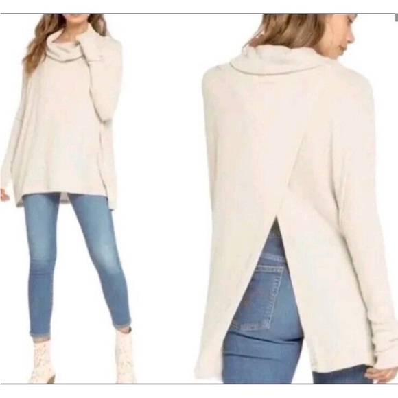 Free People cowl-neck sweater - Picture 2 of 2